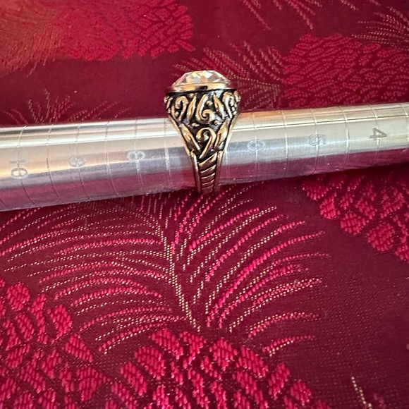 Cocktail Ring gold tone made in Thailand - Picture 6 of 7